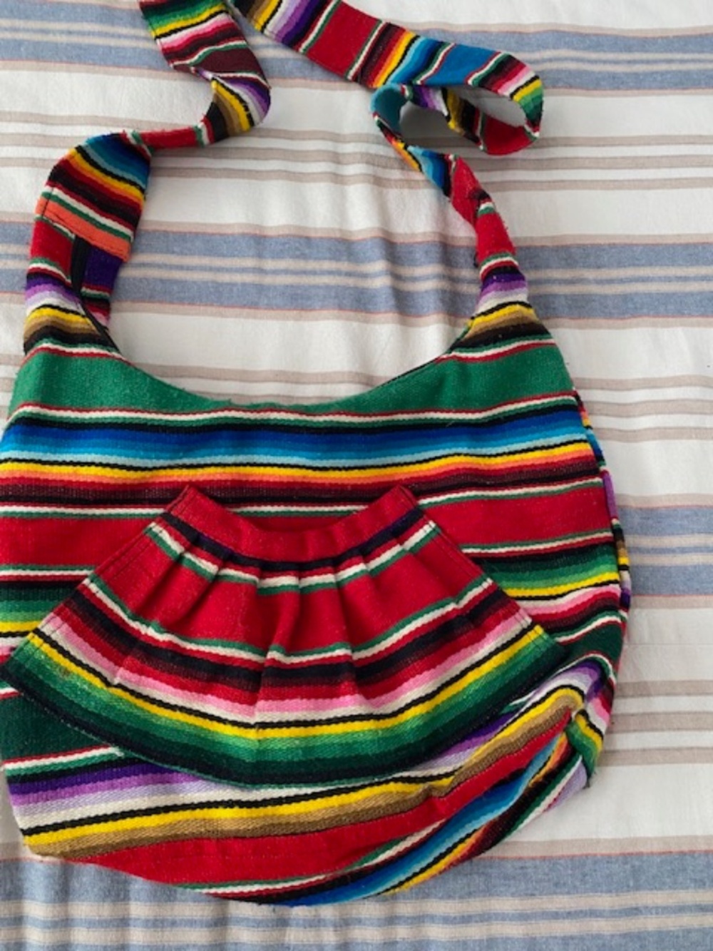 Colorful Mexican Serape Messenger Bag